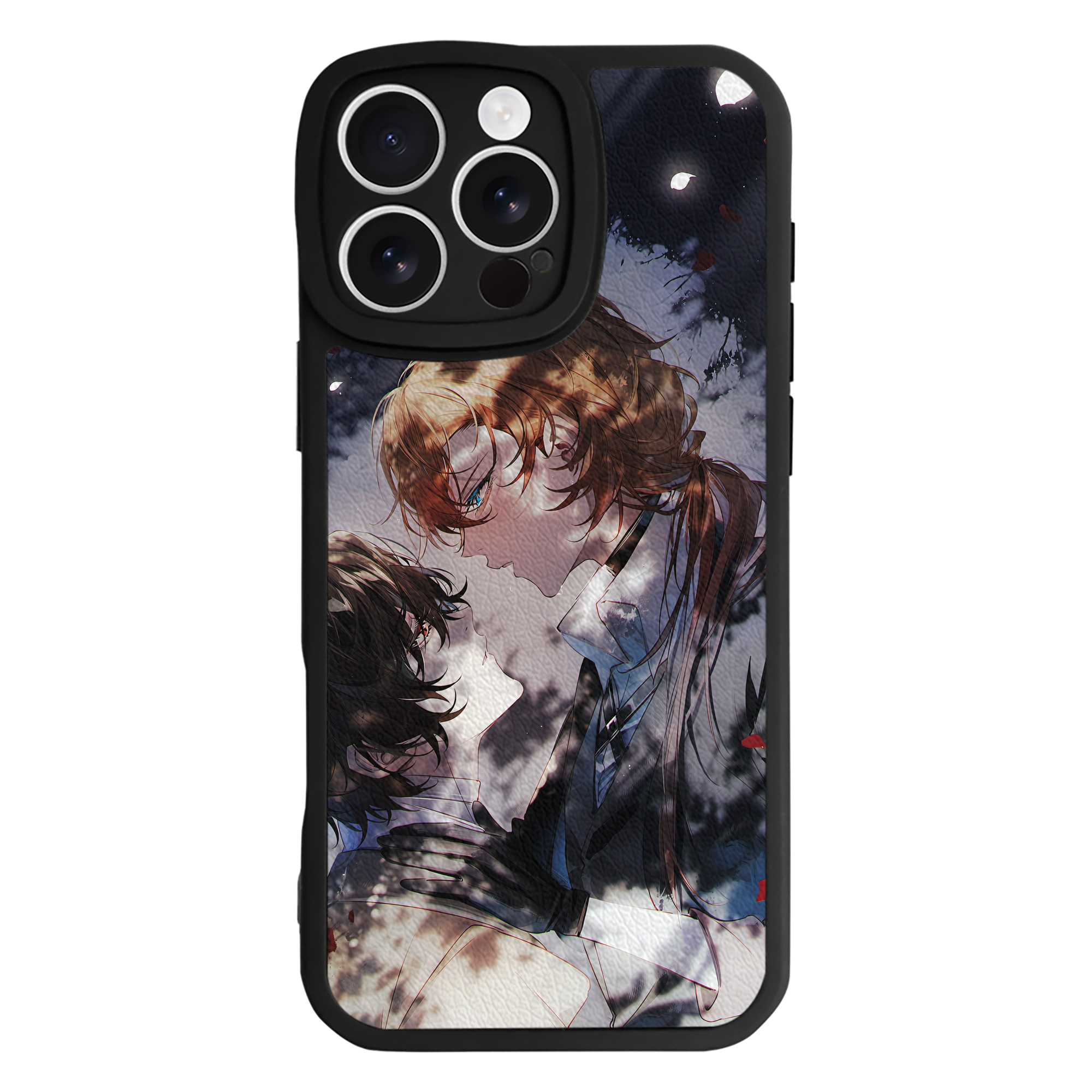 （画像用） 文豪ストレイドッグス Bungo Stray Dogs 【iPhone 16シリーズ対応】シリコンスマホケース（レザー調） 材質：シリコン